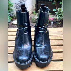 Zara Platform Ankle Boots - Gem